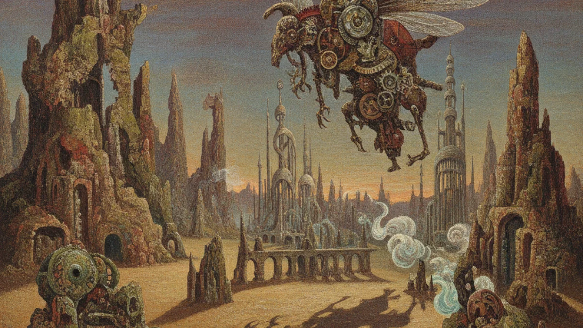 Umjetnička ilustracija u stilu i duhu stvaralaštva: Max Ernst