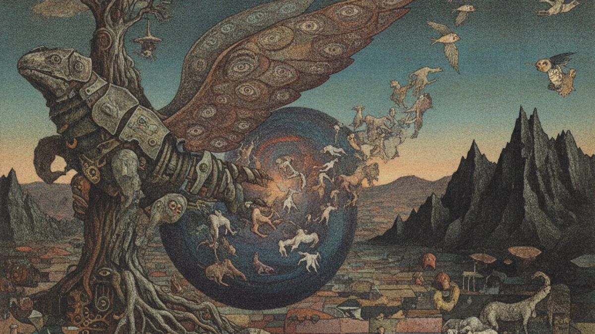 Vizualna interpretacija inspirirana radom: Max Ernst