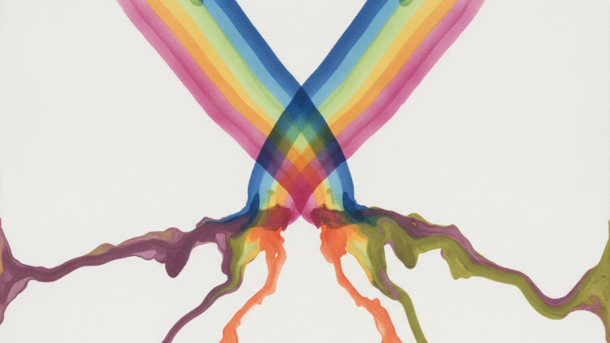 Vizualna interpretacija inspirirana radom: Morris Louis