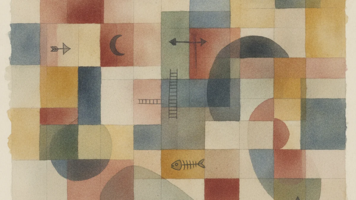 Umjetnička ilustracija u stilu i duhu stvaralaštva: Paul Klee