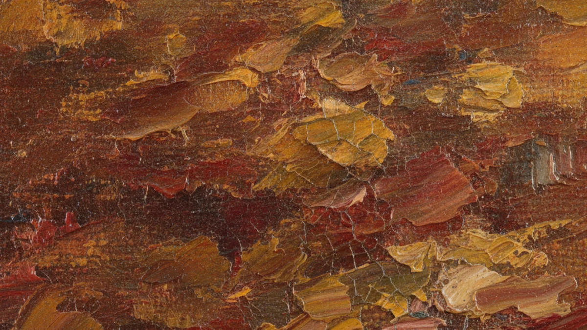 Detalj teksture i materijala karakterističnih za rad: Pierre Bonnard