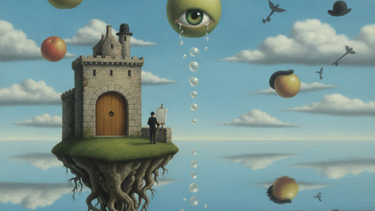 Vizualna interpretacija inspirirana radom: René Magritte