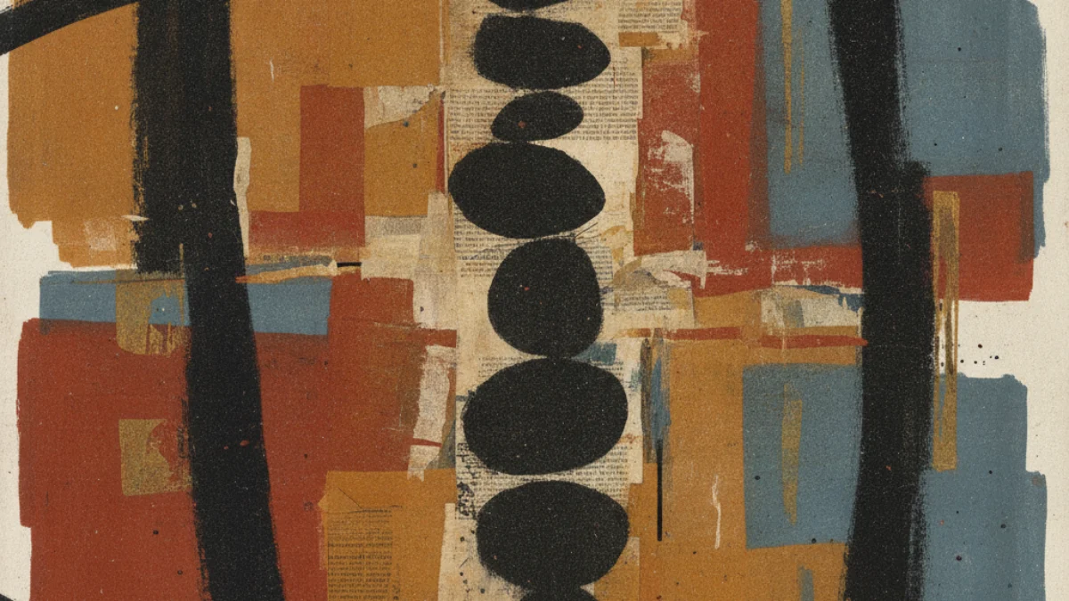 Vizualna interpretacija inspirirana radom: Robert Motherwell