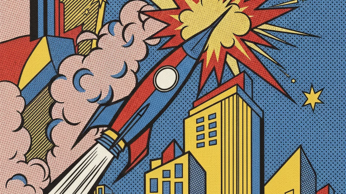Vizualna interpretacija inspirirana radom: Roy Lichtenstein