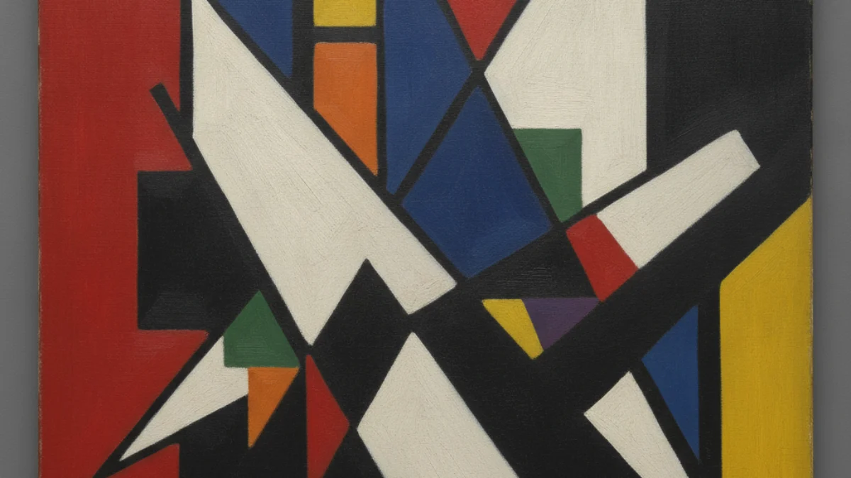 Umjetnička ilustracija u stilu i duhu stvaralaštva: Theo van Doesburg