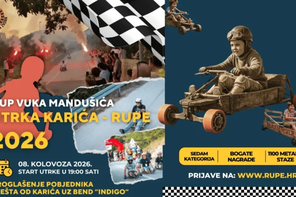 Utrka karića u Rupama 2026 na najdužoj stazi u skradinskom zaleđu