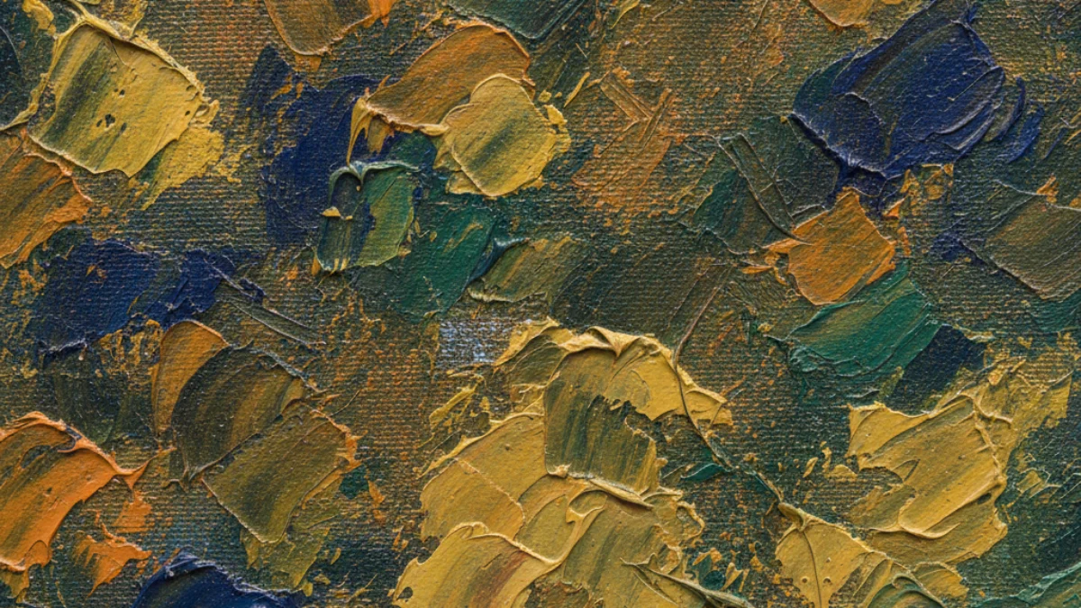 Detalj teksture i materijala karakterističnih za rad: Vincent van Gogh