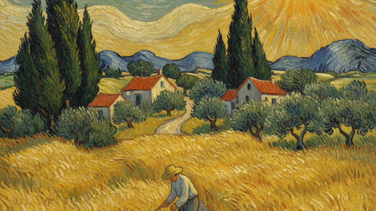 Umjetnička ilustracija u stilu i duhu stvaralaštva: Vincent van Gogh