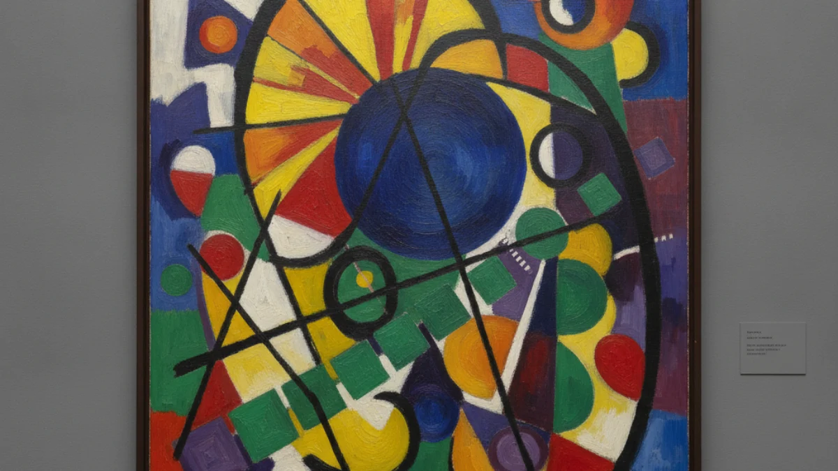 Umjetnička ilustracija u stilu i duhu stvaralaštva: Wassily Kandinsky
