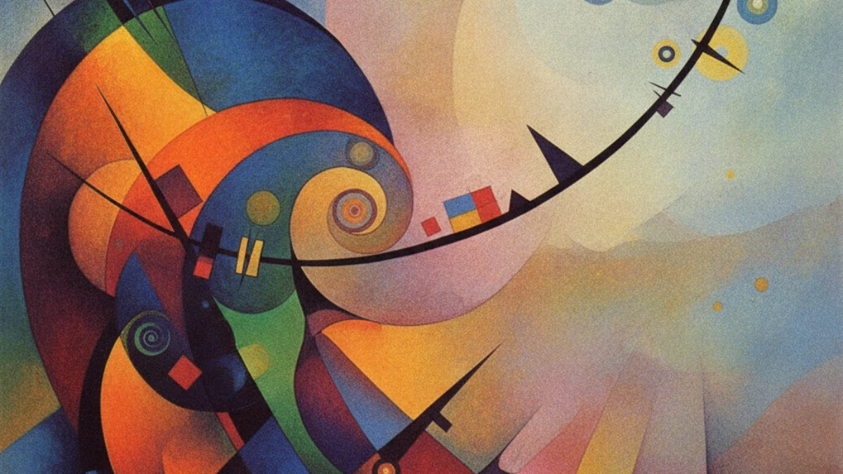 Vizualna interpretacija inspirirana radom: Wassily Kandinsky