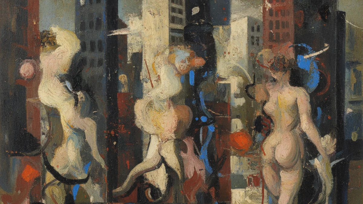 Vizualna interpretacija inspirirana radom: Willem de Kooning