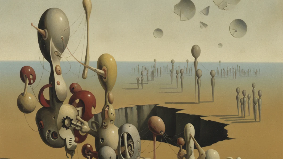 Vizualna interpretacija inspirirana radom: Yves Tanguy