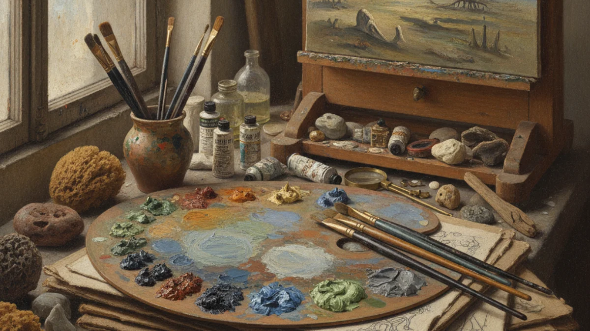 Kreativni alati i radni prostor umjetnika: Yves Tanguy