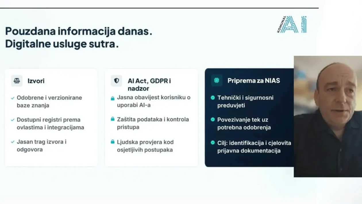 Webinar AI u službi građana i lokalne uprave o digitalnoj transformaciji, AI Actu i komunikaciji s građanima