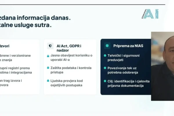 Webinar AI u službi građana i lokalne uprave o digitalnoj transformaciji, AI Actu i komunikaciji s građanima
