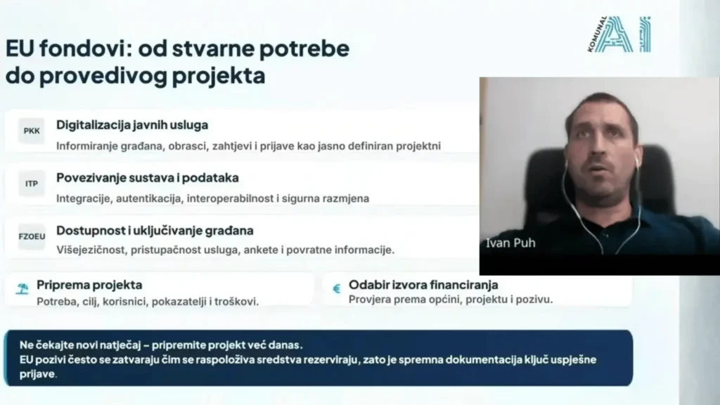 Webinar AI u službi građana i lokalne uprave o digitalnoj transformaciji, AI Actu i komunikaciji s građanima