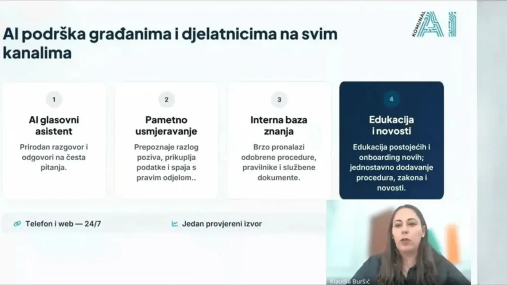 Webinar AI u službi građana i lokalne uprave o digitalnoj transformaciji, AI Actu i komunikaciji s građanima