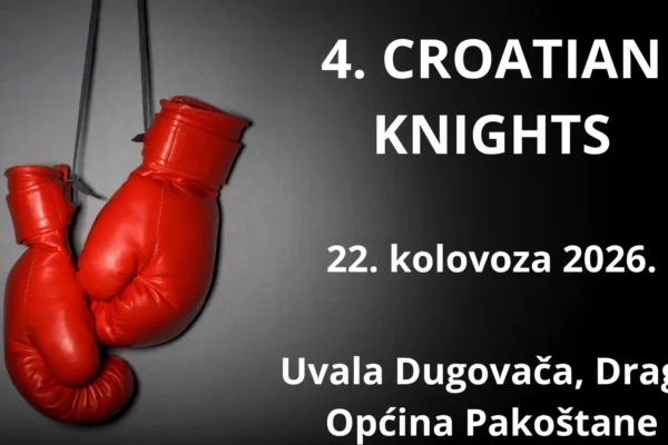 Croatian Knights boksački spektakl u uvali Dugovača u Dragama uz ring pod zvijezdama i more