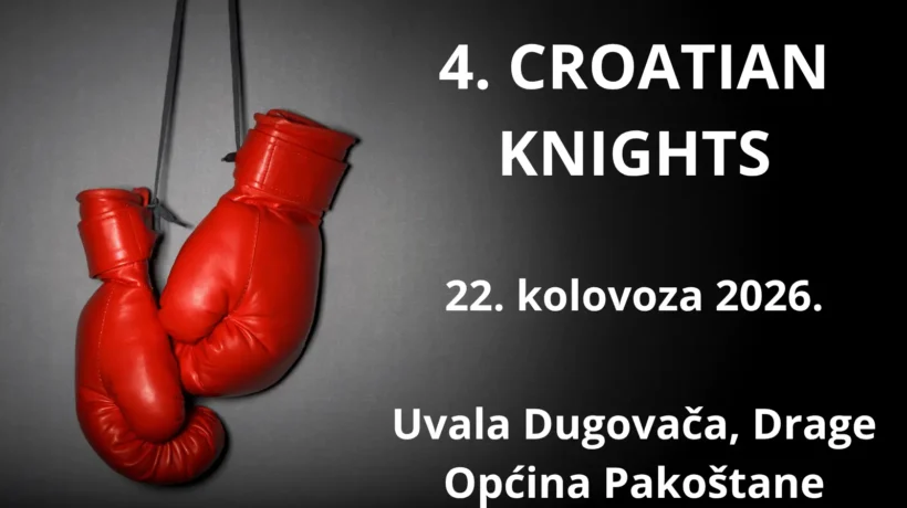 Croatian Knights boksački spektakl u uvali Dugovača u Dragama uz ring pod zvijezdama i more