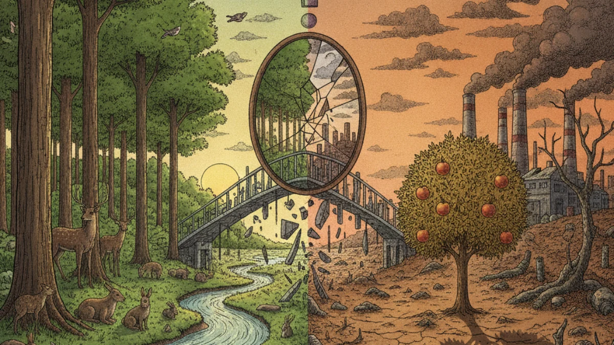 Ilustracija paradoksa Ekološka zabluda