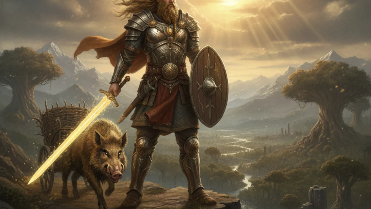 Mitološki prikaz: Freyr