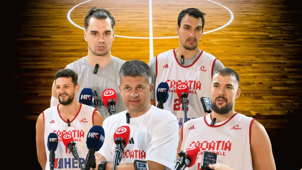 Hrvatska košarkaška reprezentacija na Media dayu u Opatiji uoči nastavka kvalifikacija za Svjetsko prvenstvo 2027.