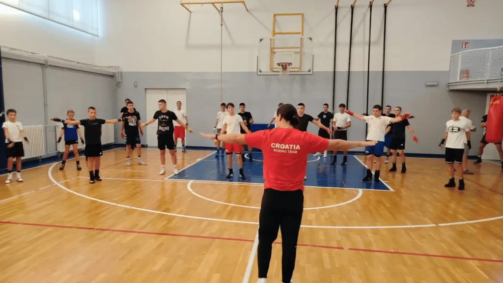 Kadetska boksačka reprezentacija Hrvatske na pripremnom kampu u Zadru 2026. godine