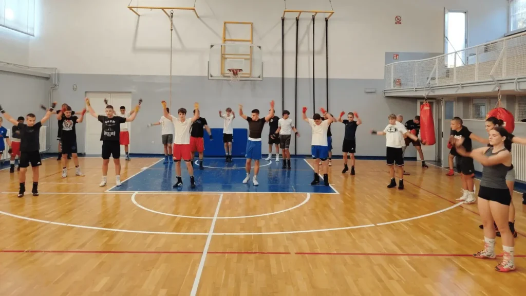 Kadetska boksačka reprezentacija Hrvatske na pripremnom kampu u Zadru 2026. godine
