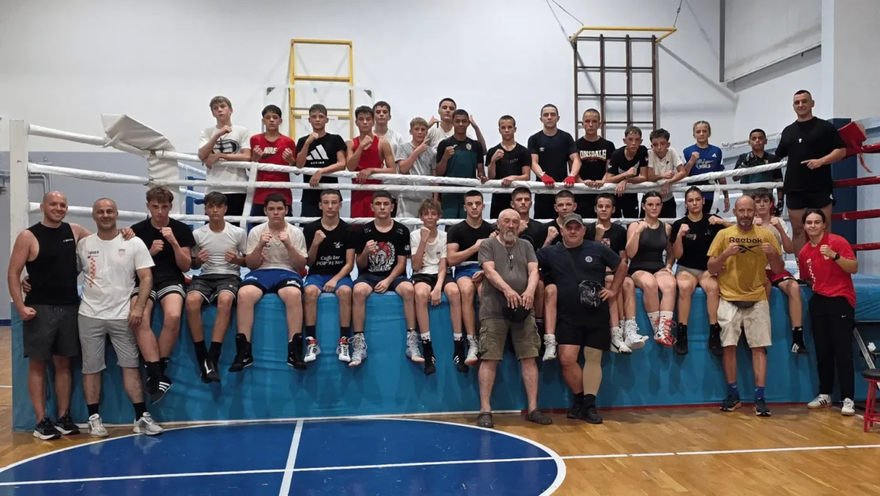 Kadetska boksačka reprezentacija Hrvatske na pripremnom kampu u Zadru 2026. godine