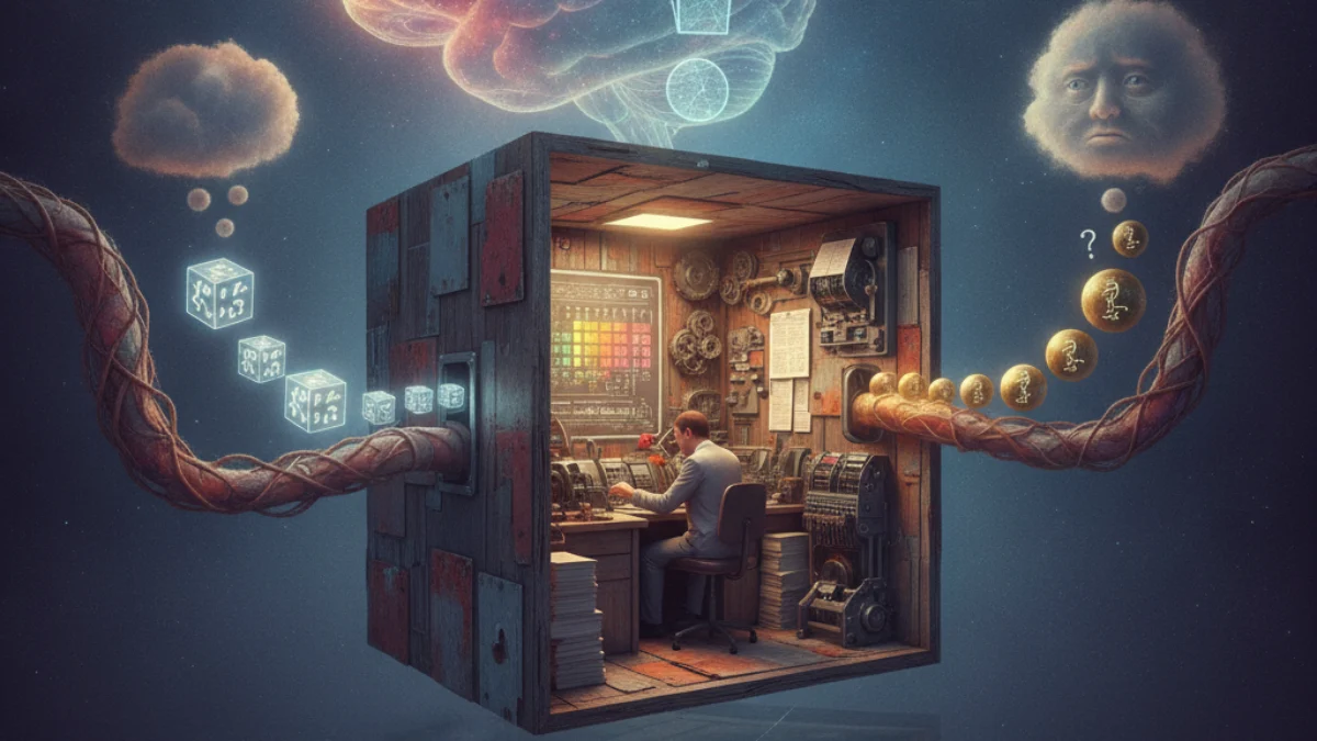 Ilustracija paradoksa Kineska soba