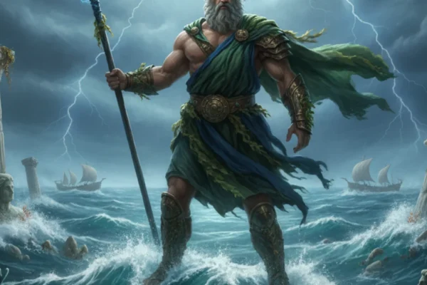 Mitološki prikaz: Neptun