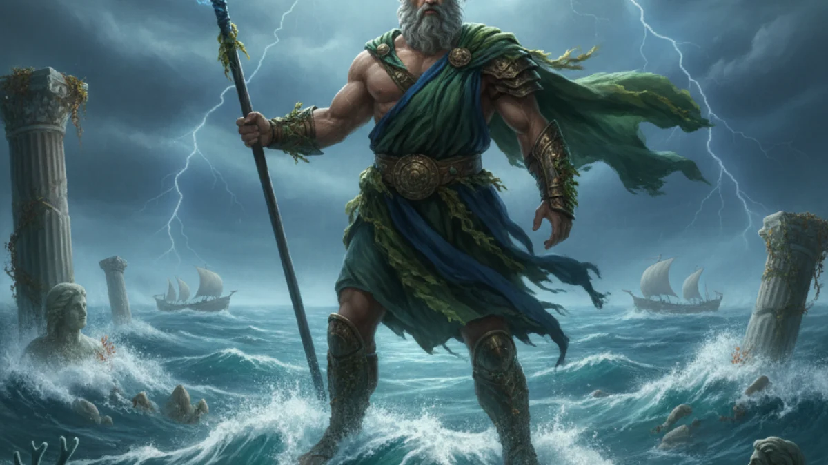 Mitološki prikaz: Neptun