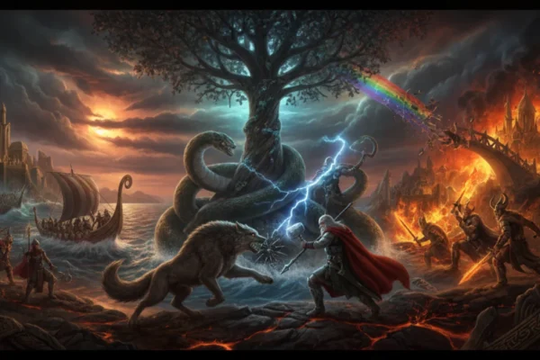Mitološki prikaz: Ragnarok