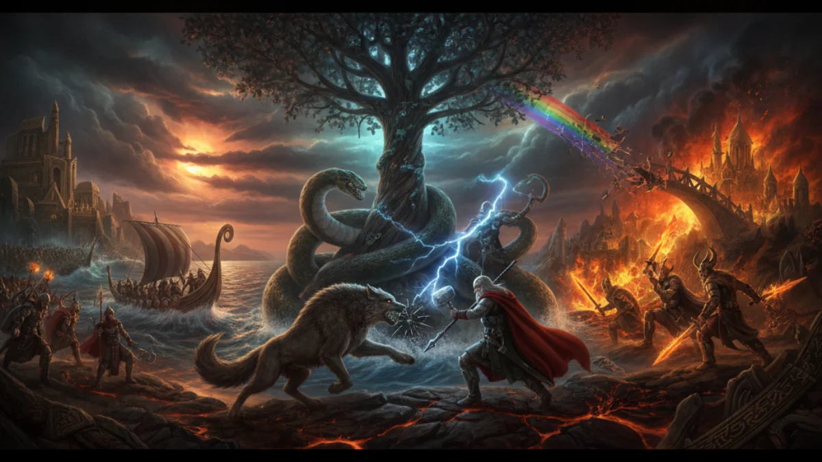 Mitološki prikaz: Ragnarok