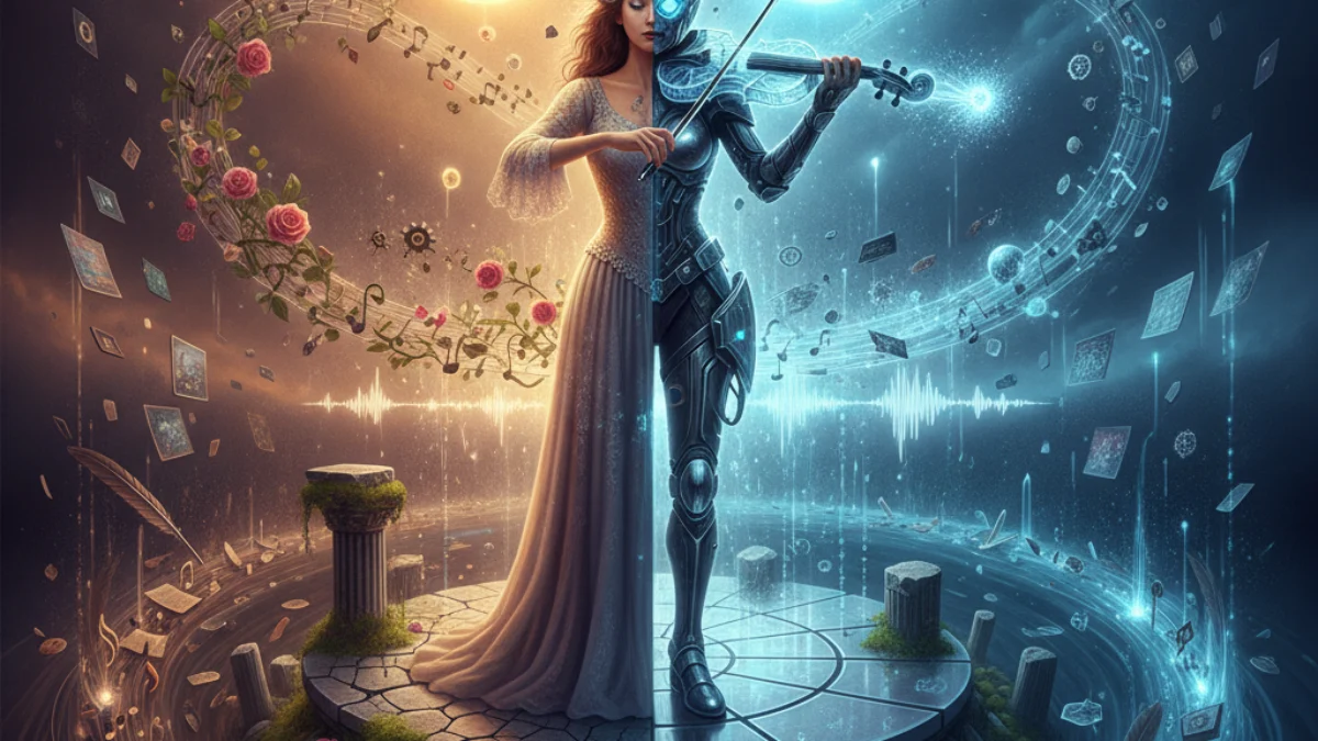 Ilustracija paradoksa Violinistkinja