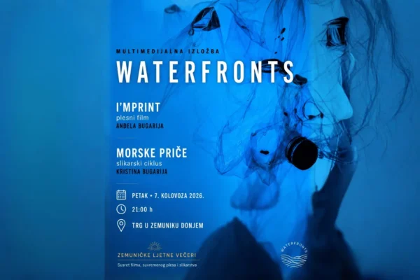 multimedijalnoj izložbi WATERFRONTS tijekom Zemuničkih ljetnih večeri u Zemuniku Donjem