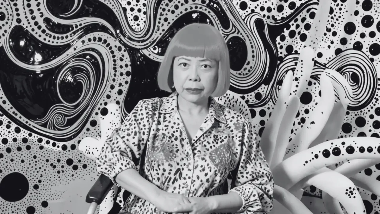 Yayoi Kusama ispred jedne od svojih poznatih Infinity Mirror Room instalacija