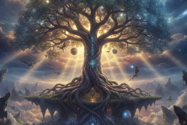 Mitološki prikaz: Yggdrasil