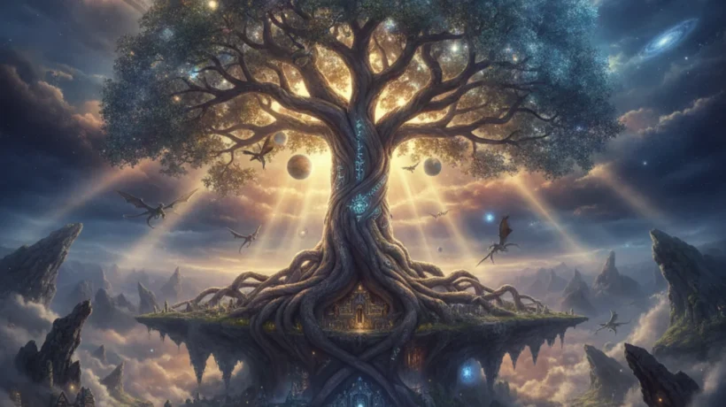 Mitološki prikaz: Yggdrasil