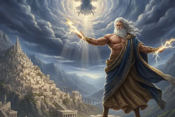 Mitološki prikaz: Zeus