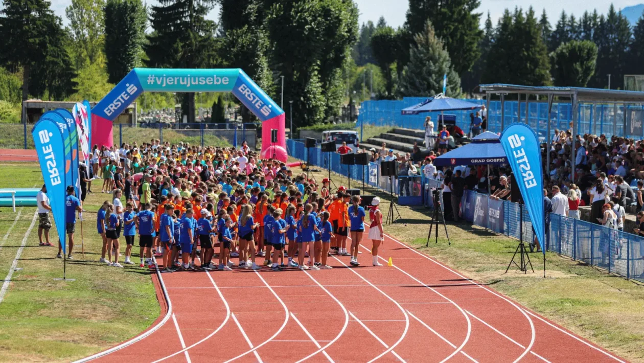 Gospić dobio modernu atletsku stazu Spektakularno finale 14. sezone Erste Plave lige