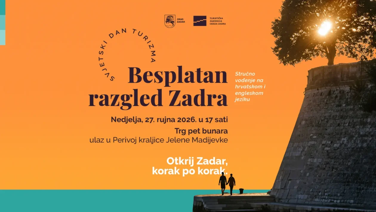 Otkrijte Zadar Posebna Nedjeljna Šetnja Povodom Svjetskog Dana Turizma