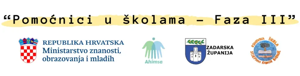 Pomoćnici u nastavi – Faza III Projekt podrške učenicima