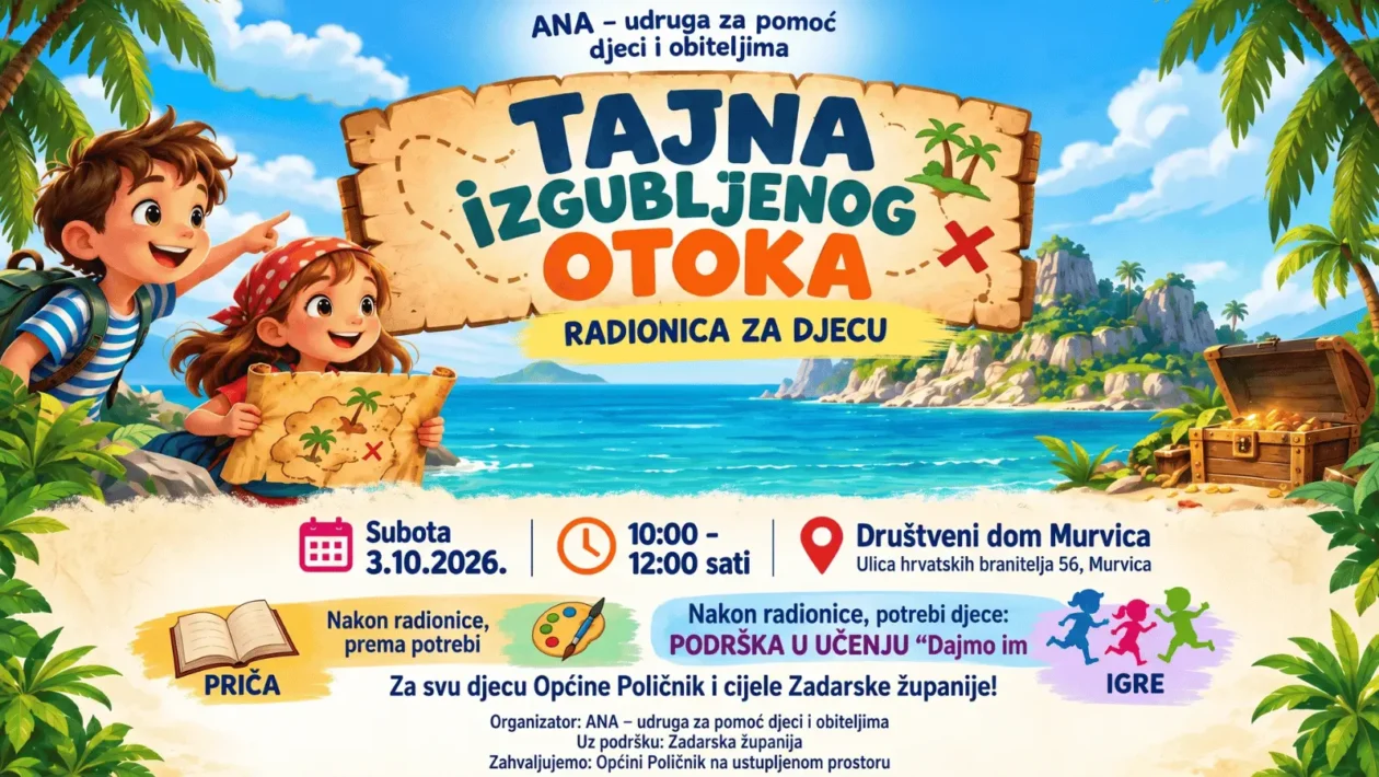 Tajna izgubljenog otoka radionica za djecu