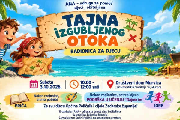 Tajna izgubljenog otoka radionica za djecu