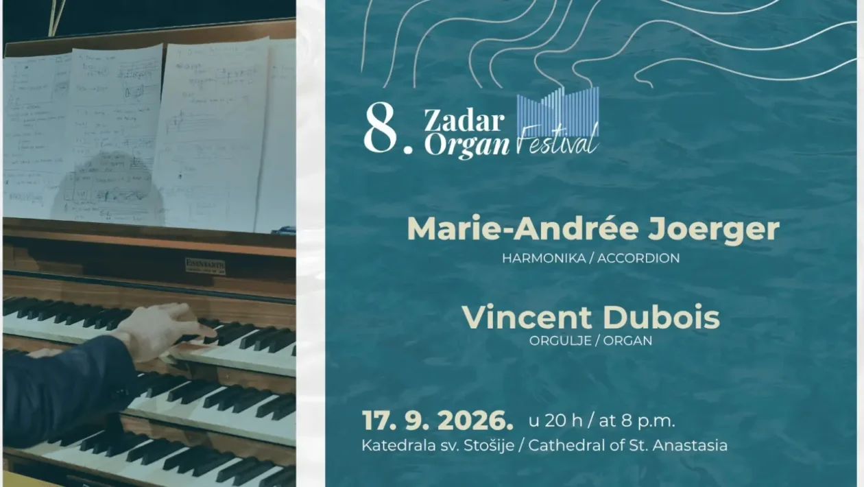 Zadar Organ Festival Predstavlja Susret Orgulja i Harmonike u Katedrali Sv. Stošije