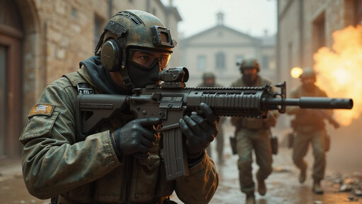 Ilustracija iz video igre Counter-Strike 2