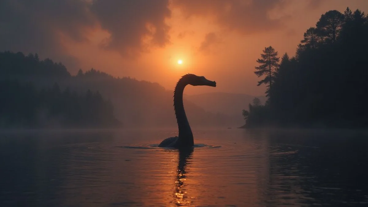 Ilustracija misterija: Čudovište iz Loch Nessa