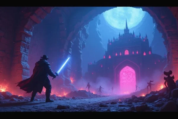 Ilustracija iz video igre Dead Cells