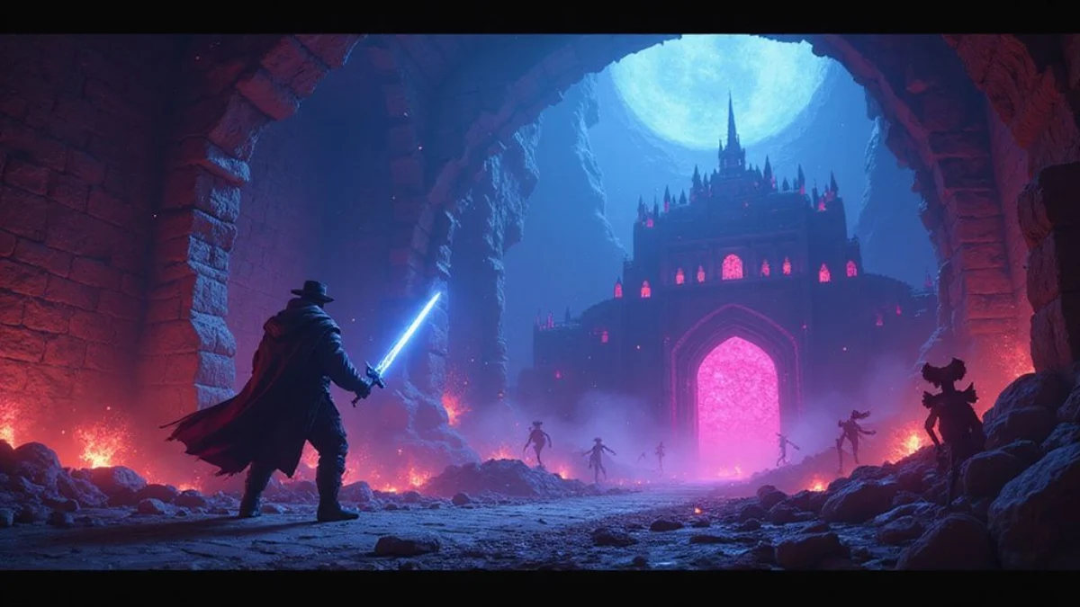 Ilustracija iz video igre Dead Cells